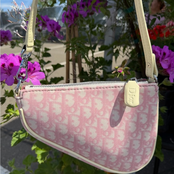 Dior Pink Oblique Mini Shoulder Bag - Picture 8 of 13
